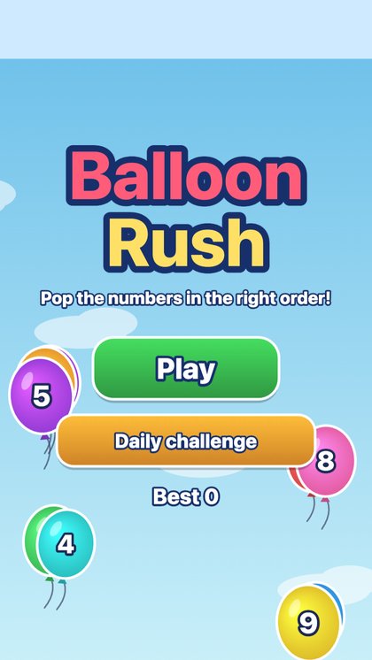 Balloon Rush game