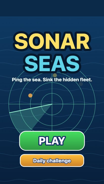 Sonar Seas game
