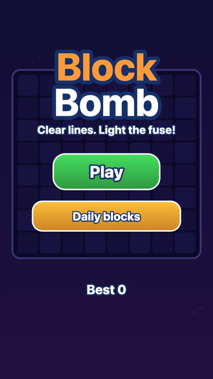 Block Bomb game