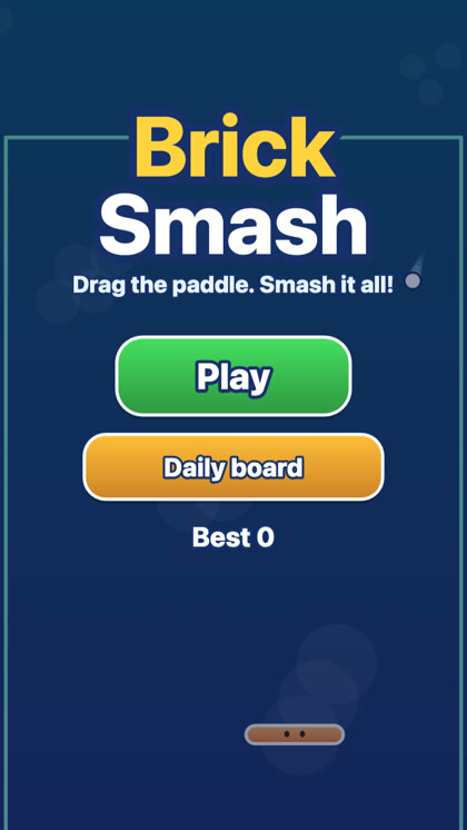 Brick Smash game