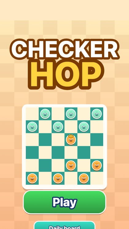 Checker Hop game