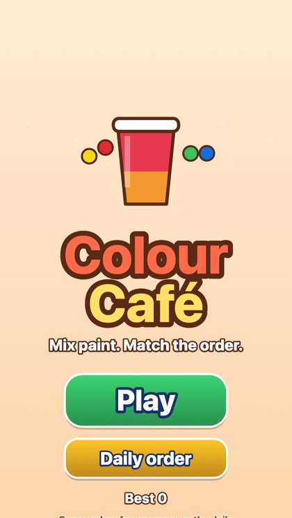 Colour Café game