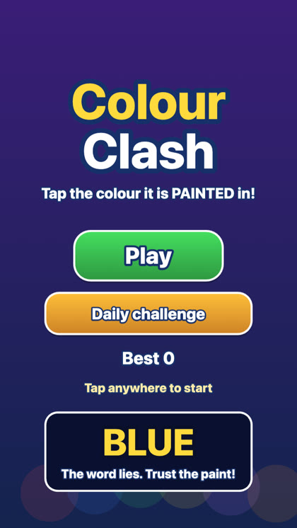 Colour Clash game