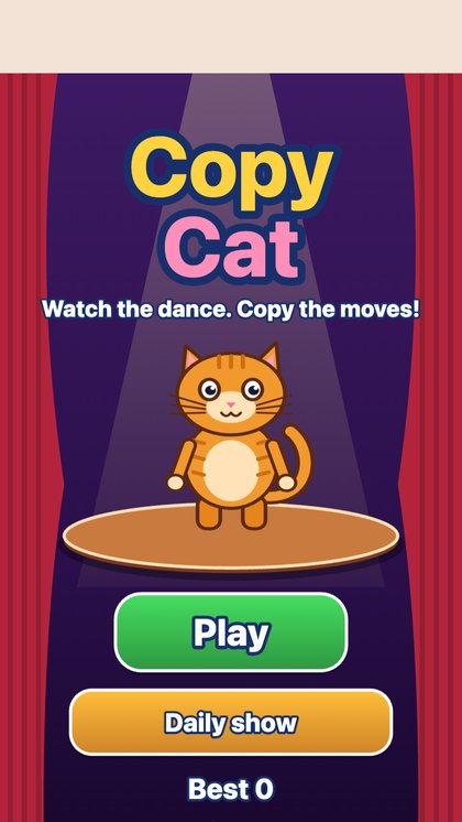 Copy Cat game