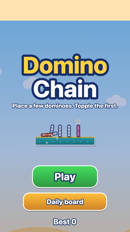 Domino Chain game
