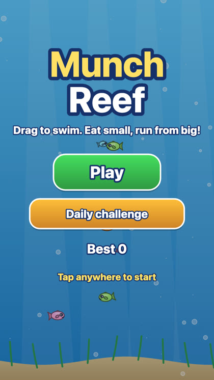 Munch Reef game