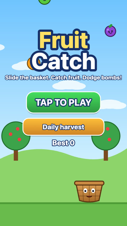Fruit Catch game