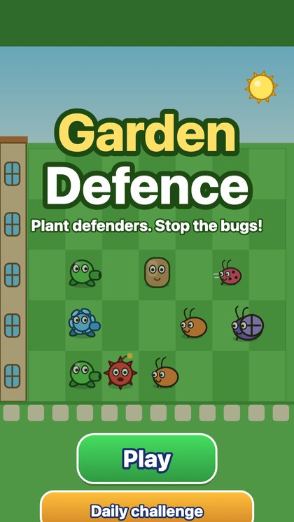 Garden Defence game