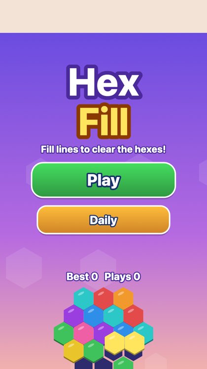 Hex Fill game