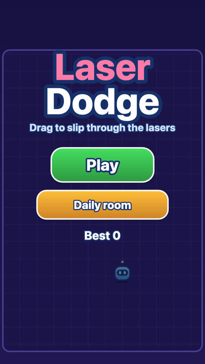 Laser Dodge game