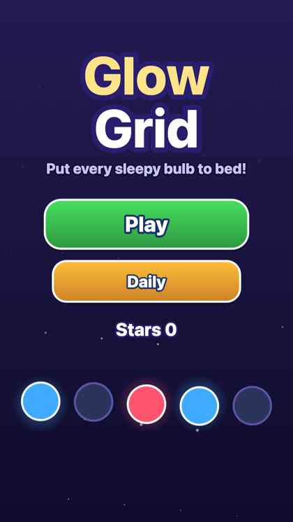 Glow Grid game