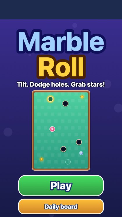 Marble Roll game