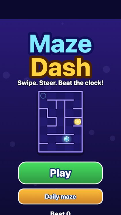 Maze Dash game
