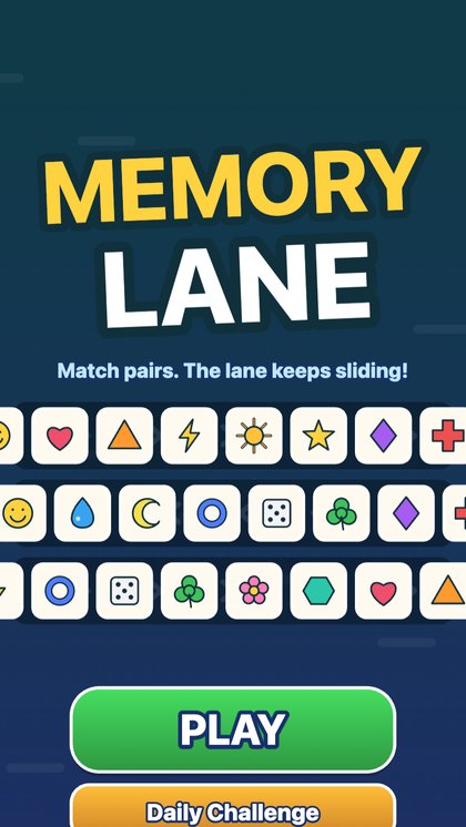 Memory Lane game