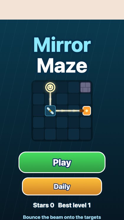 Mirror Maze game