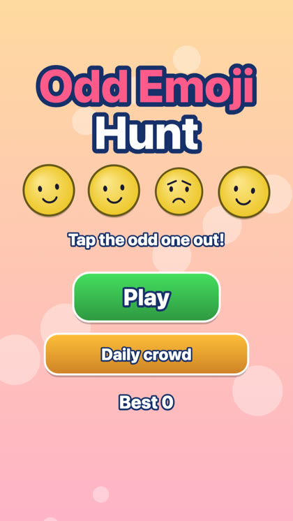 Odd Emoji Hunt game