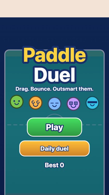 Paddle Duel game