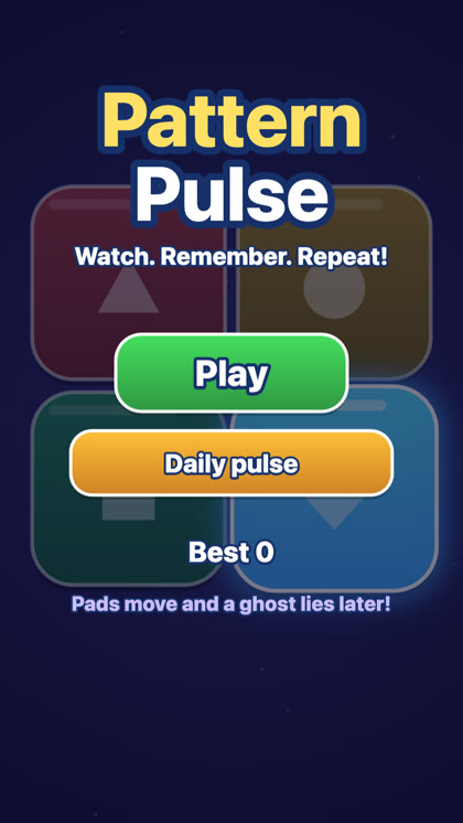 Pattern Pulse game