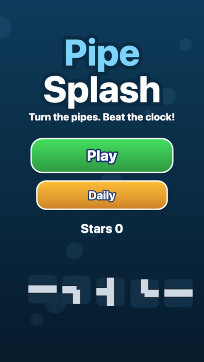 Pipe Splash game