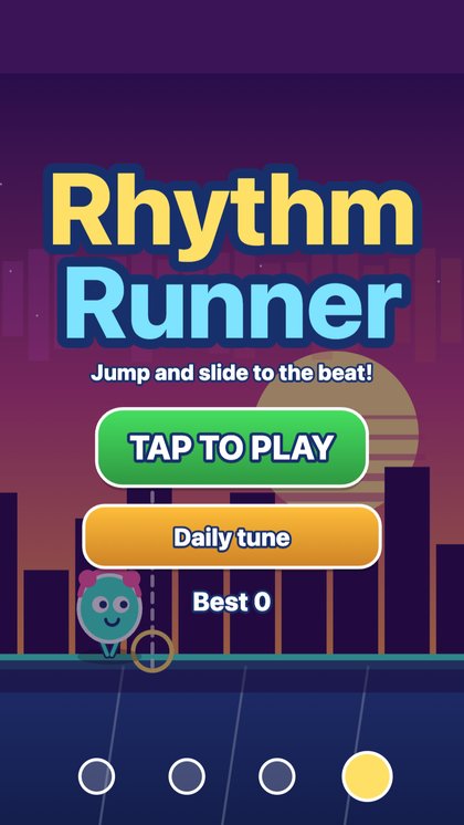Rhythm Runner game