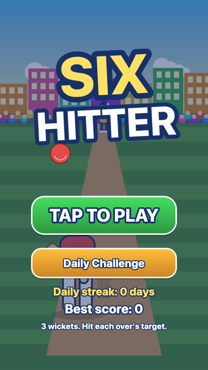 Six Hitter game