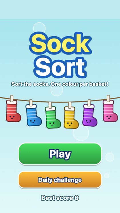 Sock Sort game