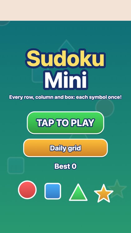 Sudoku Mini game