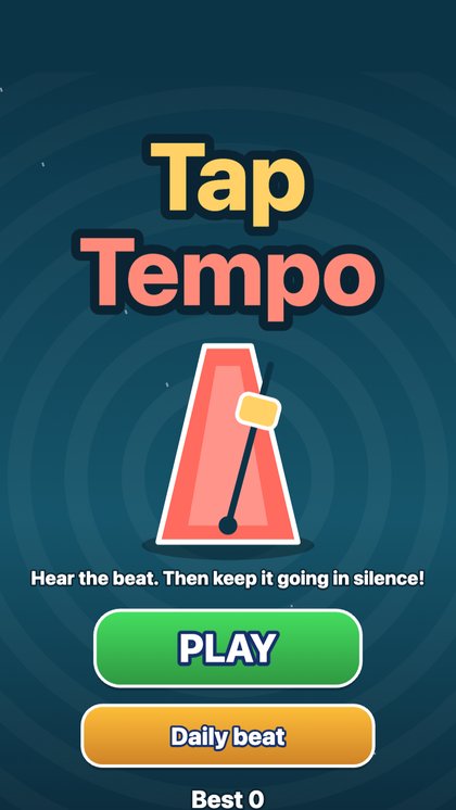 Tap Tempo game