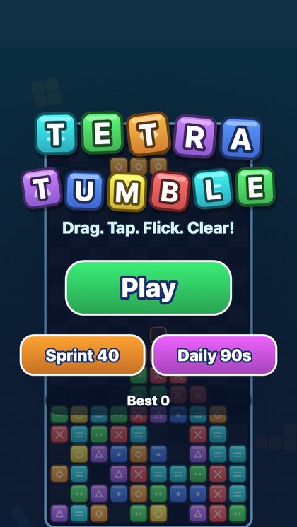 Tetra Tumble game