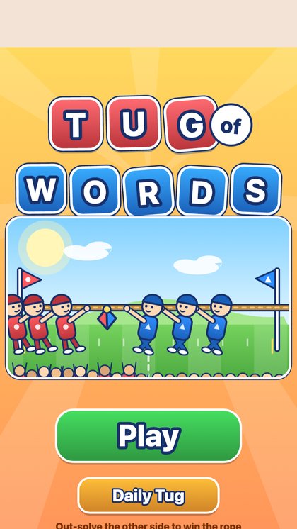 Tug of Words game