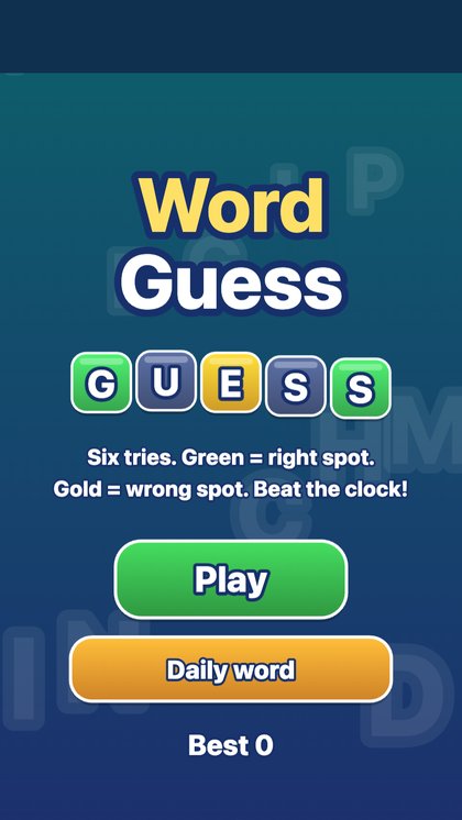 Word Guess game